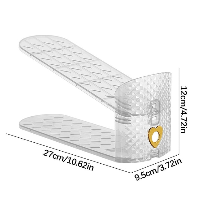Shoe Rack Organizer Shoe Slot Organizer,Suitable for High Low Heels,Sneakers and Sandals Save Space for Double Shoe Rack Shoe Rack Storage Organizer