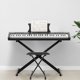 thumbnail image 1 of Yeshouse teclado de piano eléctrico portátil de 61 teclas semipesadas, altavoces integrados, pedal de sustain, soporte y taburete, ideal para principiantes y profesionales, 1 of 7