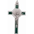 thumbnail image 1 of Saint Benedict Crucifix Pendant | Includes Case and Information Card | Patron Saint of Students and Europe | Great Catholic Gift for First Communion and Confirmation, 1 of 3