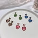 thumbnail image 5 of Pendientes de gota de amor Qarigey joyería de moda dorado, 5 of 6