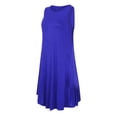 thumbnail image 4 of Robe Sans Manches pour Femmes Mode Robe Sans Manches pour Femmes Unie Poches Décontractée Gilet Évasée Robes T-Shirt, 4 of 8
