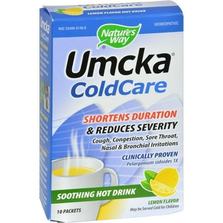 Nature's Way Umcka Coldcare Soothing Hot Drink Lemon - 10 (Best Way To Drink Glenmorangie)