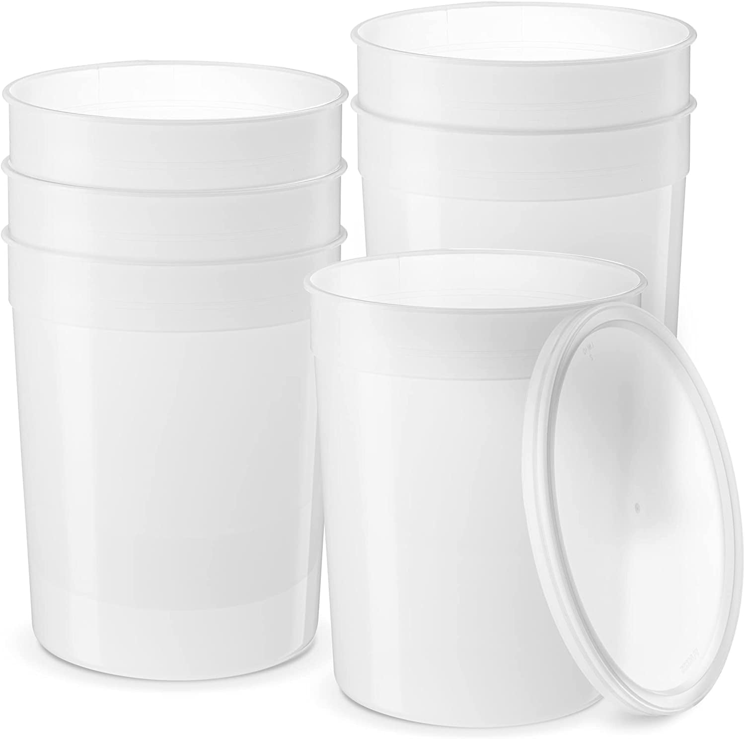 Glotoch Express Glotoch Soup Containers with Lids, 48 Pack 8 oz(1 Cup) Deli Containers, to Go Containers, Freezer Containers for Food-Microwave