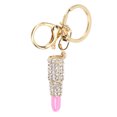 thumbnail image 1 of Keychain Pendant Mini Lipstick Shape Elegant Rhinestone Keychain for Car Pendants Bag Decoration GiftLight Pink, 1 of 14