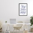 thumbnail image 3 of Stupell Industries Contemporary Forever Be My Always Black Floating Frame Canvas Art, 17 x 25, by Martina Pavlova, 3 of 8