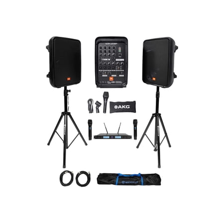JBL EON208P - Speakers - for PA system - wireless - Bluetooth - 300 Watt (total) - 2-way
