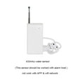 thumbnail image 2 of NATEFEMIN 433MHz Wireless Water Sensor 100cm Cable Water Leakage Detector for Home Alarm 12V Battery Included 100M, 2 of 7