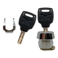 thumbnail image 2 of Cerradura Trasera de Maletero para Motocicleta Cilindro de Bloqueo Universal Kit de Llave para Motocicleta Accesorios Metálicos Duraderos Instalación 20 mm plano, 2 of 9