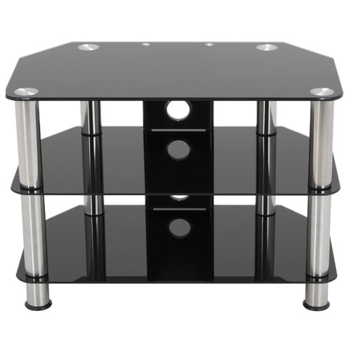 AVF Classic Corner Glass TV Stand with Cable Management for up to 42