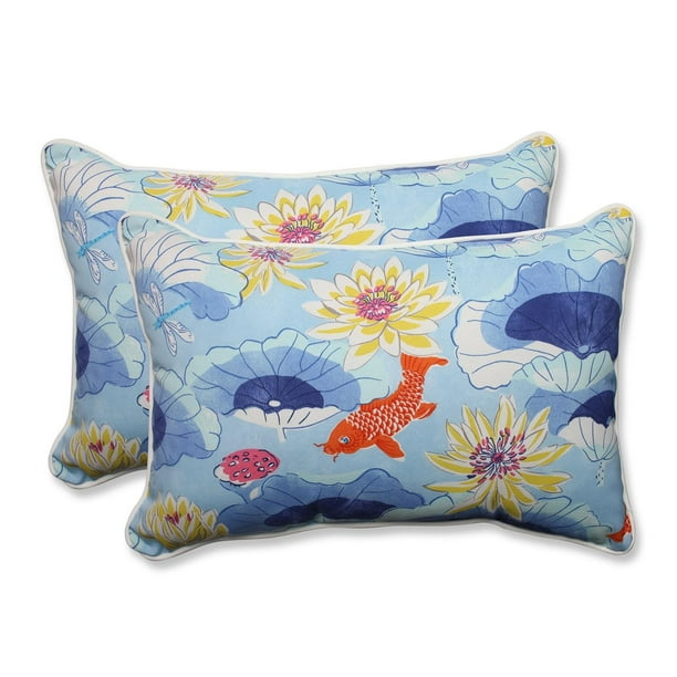 Set of 2 Blue and Orange Under the Sea Outdoor Corded