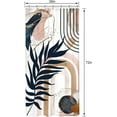 thumbnail image 2 of Abstract Mid Century Boho Stall Small Half Size Shower Curtain 36x72 Inch Pink Navy Blue Modern Minimalist Aesthetic Geometric RV Single Narrow Fabric Bathroom Decor Polyester Waterproof, 2 of 5