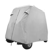 Seamander Waterproof Golf Cart Cover 2-4 Passenger Dustproof Storage for EZ Go Club Yamaha, Gray