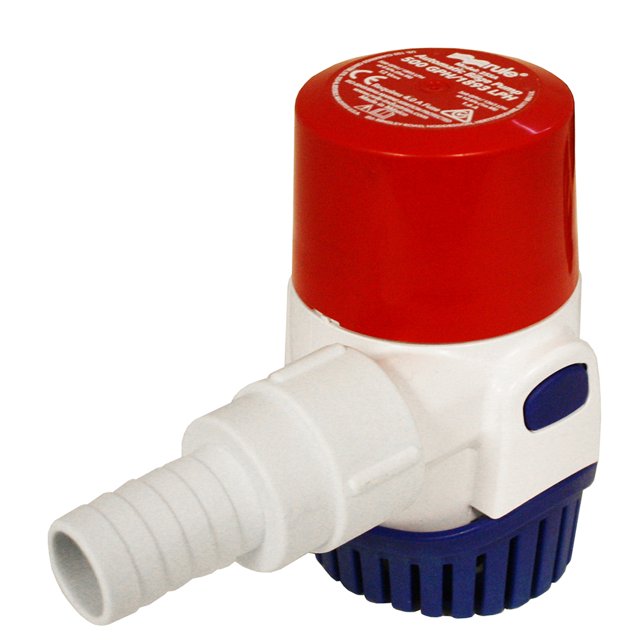Bomba de achique de detección electrónica Rule 500GPH - 12V
