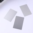 thumbnail image 2 of Zcyifa 50 ID Badge Printers Engraved Business Blank Cards Silver, 2 of 10