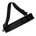 thumbnail image 3 of Mini transportador de palos de golf de nailon, bolsa con soporte para palos de 3 a 5, estuche de entrenamiento de golf con correa para el hombro, color negro, 3 of 5