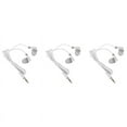 thumbnail image 1 of 3pcs 3.5mm In-Ear Stereo Earbuds Headphone Earphone Headset for Mobile Phone MP4 MP3, 1 of 5