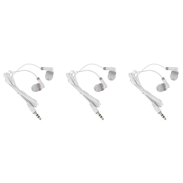 3pcs 3.5mm In-Ear Stereo Earbuds Headphone Earphone Headset for Mobile Phone MP4 MP3