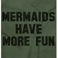 thumbnail image 2 of Mermaids Have More Fun Beach Lover Women Plus Size Graphic Pullover Hoodie Brisco Brands 5X, 2 of 3