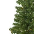 thumbnail image 5 of 6.5' Pre-Lit Canadian Pine Slim Artificial Christmas Wall Tree Clear, 5 of 9