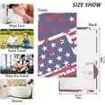 thumbnail image 2 of Coolnut Hand Towels Abstract USA Flag Patterned 2 PCS, Cotton Bath Towel for Drying Face Hands Body Decorative Water Absorbent Lightweight Towels for Bathroom Ktichen Travel Gym, 16"x28", 2 of 6
