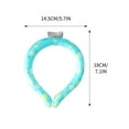 thumbnail image 3 of tzyudk Ice Ring Summer Outdoor Sports PCM Neck Ring Ice Ring Hanging Neck Device Portable 5ML Affordable Useful A Plastic, 3 of 6