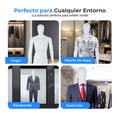 thumbnail image 3 of Maniquí Masculino Completo de 185 cm de Altura con Cabeza Ajustable SereneLife, Extremidades Flexibles y Diseño Desmontable, Perfecto para Tiendas de Ropa, Boutiques, Exposiciones y Más, Blanco, 3 of 6