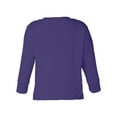 thumbnail image 3 of Rabbit Skins 5.5 oz Jersey Long-Sleeve T-Shirt (3311) Purple, 5-6, 3 of 3