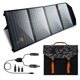 thumbnail image 2 of Solar 100W 18 V Panel Solar Plegable Portátil Cargador Solar Cargador Solar Emergencia para acampar Al Aire Libre ViaJes, 2 of 7