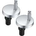 thumbnail image 1 of 2 Pieces Toilet Seat Hinge Fixings, Quick Release Hinges, Toilet Seat Hinge Fixings, with Replacement Rubber Screws, 1 of 5