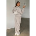 thumbnail image 2 of Hoodies Tracksuit Set Sweatshirt Sweatpants Womens 2 Piece, 2 of 4