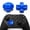 Metallic Blue, variant on QXWPBV Metal Replacement D-Pads for Xbox Elite Series 1 and 2, Black, 2 Piece