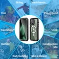 thumbnail image 4 of GANGXUN Waterproof Case for iPhone 14 Pro Max IP68 (2m/30min), Camera Protection, Magnetic, Clear, 4 of 5