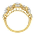 thumbnail image 4 of 14K Yellow Gold 1/2ct TDW Diamond Art Deco Ring (H-I, I1), 4 of 8