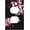 Cherry Blossom Pink Floral Blooming Flower, variant on Watercolor Dots Pink 1 Gang Duplex Outlet Cover Faceplate Decorative Single Electrical Receptacle Light Switch Cover Wallplate for Home Decor