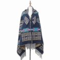 thumbnail image 1 of Medieval Style Cloak For Women Horn Buckle Ethnic Style Hooded Cape Shawl Bohemian Ethnic Style Hood, 1 of 5