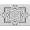 thumbnail image 1 of Ahgly Company Machine Washable Indoor Rectangle Transitional Platinum Gray Area Rugs, 5' x 7', 1 of 7
