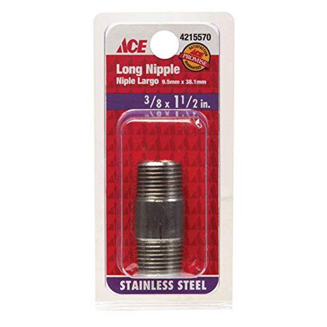Boquilla Smith Cooper SS 3/8 pulgadas x 4 cm, acero inoxidable 304