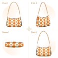 thumbnail image 7 of FORMRS Womens Shoulder Bag with Chain Strap Clutch Purse Cute Tote Handbag, Orange Geometric Pattern, 7 of 7