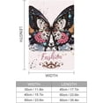 thumbnail image 2 of Poster Prints Wall Paper Art Decor Vintage Fashion Butterfly 24x36 inch Photo Picture Poster for Home Bedroom Living Room Kitchen, 2 of 7
