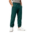 thumbnail image 2 of Mens Baggy Sweatpants Loose Fit Cotton Casual Comfy Stretch Wide Leg Sweat Pants with Pockets Dark Green,XL, 2 of 7