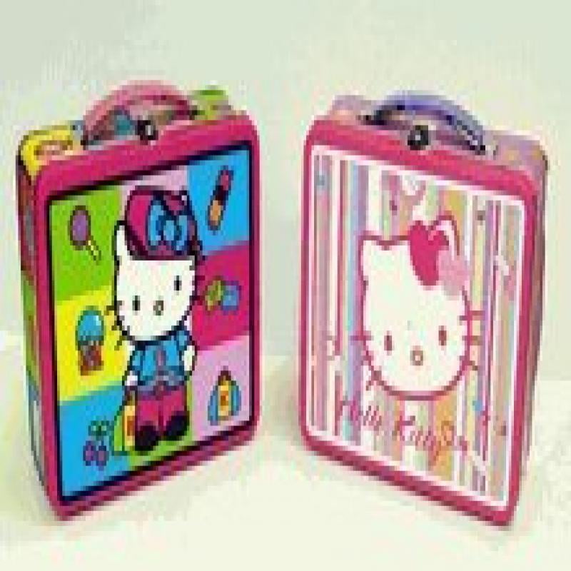 Hello Kitty Tin Tote Lunch Box by Tin Box Company