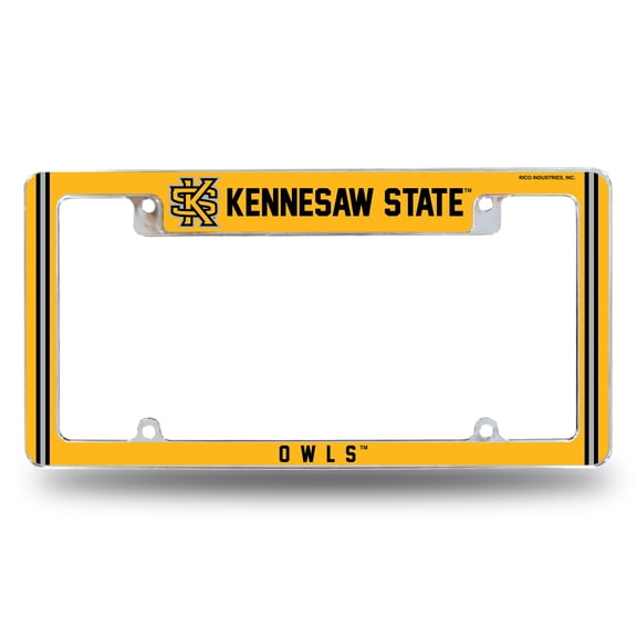 KENNESAW STATE ALTERNATE DESIGN ALL OVER CHROME FRAME