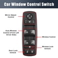 thumbnail image 3 of Unique Bargains 4602534AC Interruptor de ventana eléctrica del lado del conductor delantero izquierdo para Dodge Grand Caravan 2008-2011, 3 of 7