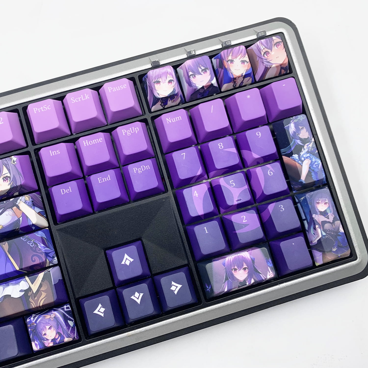 Glacier Genshin Impact PBT Dye-Sublimation Cherry Profile Full Keycaps Set