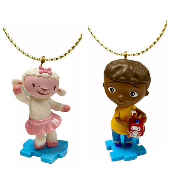 Donny Boy & Lambie Lamb PVC Ornament Figure Doc McStuffins Figurine Charm 3” New