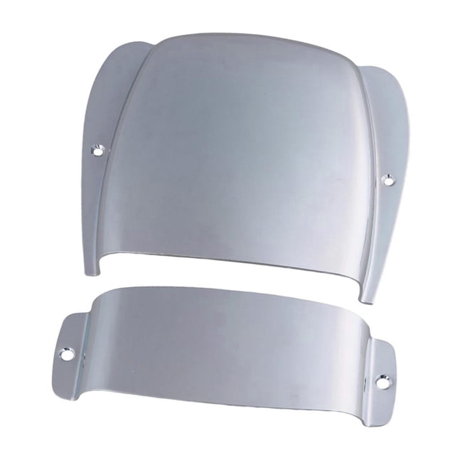 Zinc Alloy Guitar Cover Puente para Bajos Eléctricos Piezas de Repuestos - Plateado, 134x126x27mm Plata Sunnimix Piezas de bajo JB Jazz