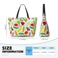 thumbnail image 4 of Easygdp Cartoon Vegetables Bolsa de Viaje de Playa de Gran Capacidad, Bolsa Tote Perfecta para la Playa, Escapadas de Fin de Semana y Viajes, 4 of 7