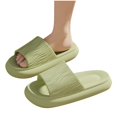 thumbnail image 4 of YYUIJK Women Shower Slippers Bathroom Slippers Sandals House Slippers Non Slip Shoes Dorm Shoes Green 6.5-7, 4 of 4