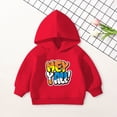 thumbnail image 2 of KPOPLK Children's Hooded Sweatshirt Pullover Hoodies Long Sleeve Animal Print Sweatshirt Boys Pullover Hoodies for 1T 2T 3T 4T Red Size 2-3 Years, 2 of 7