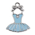 thumbnail image 2 of 10 abalorios de esmalte azul con colgante de cristal para pulseras y accesorios de joyería, 2 of 6